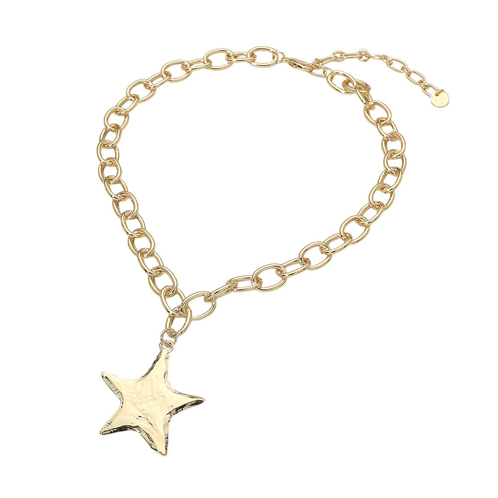 Gold Star Necklace