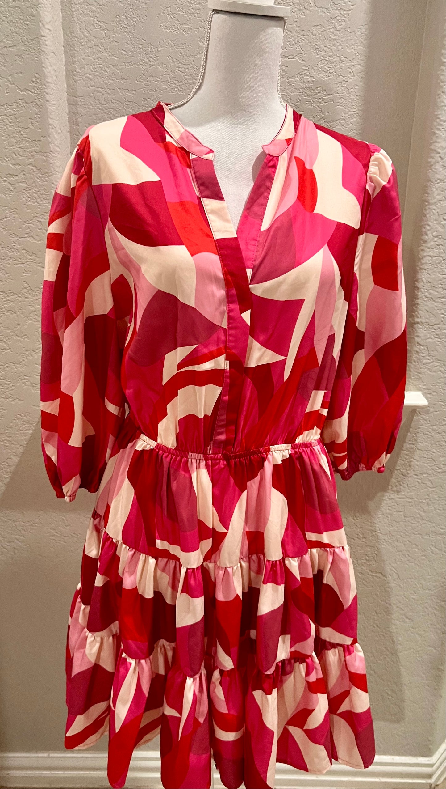 Pink Abstract Dress
