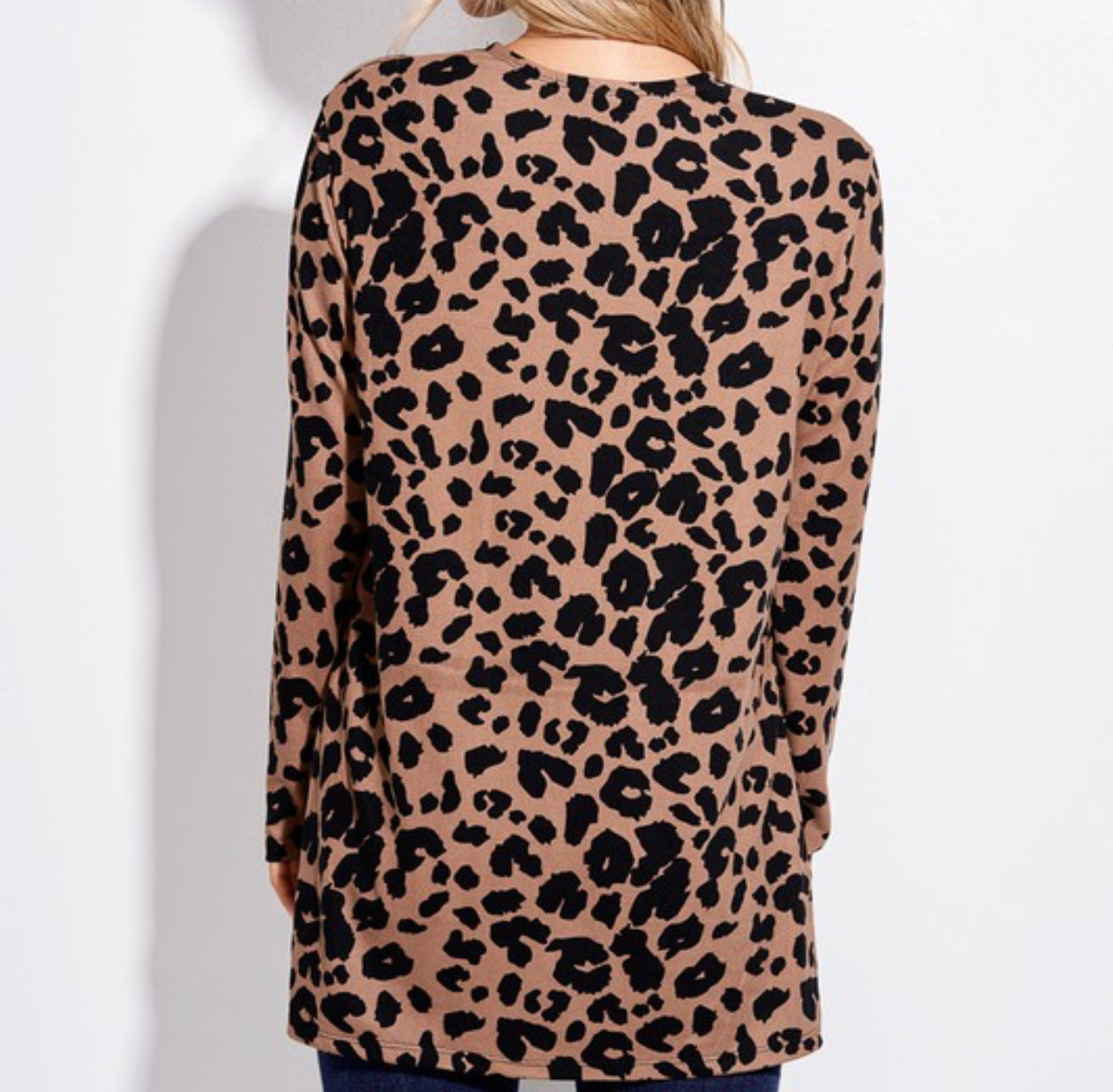 Leopard Print Cardigan