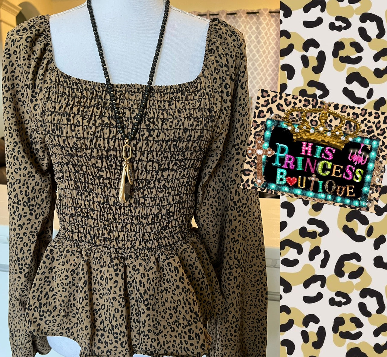 Leopard blouse