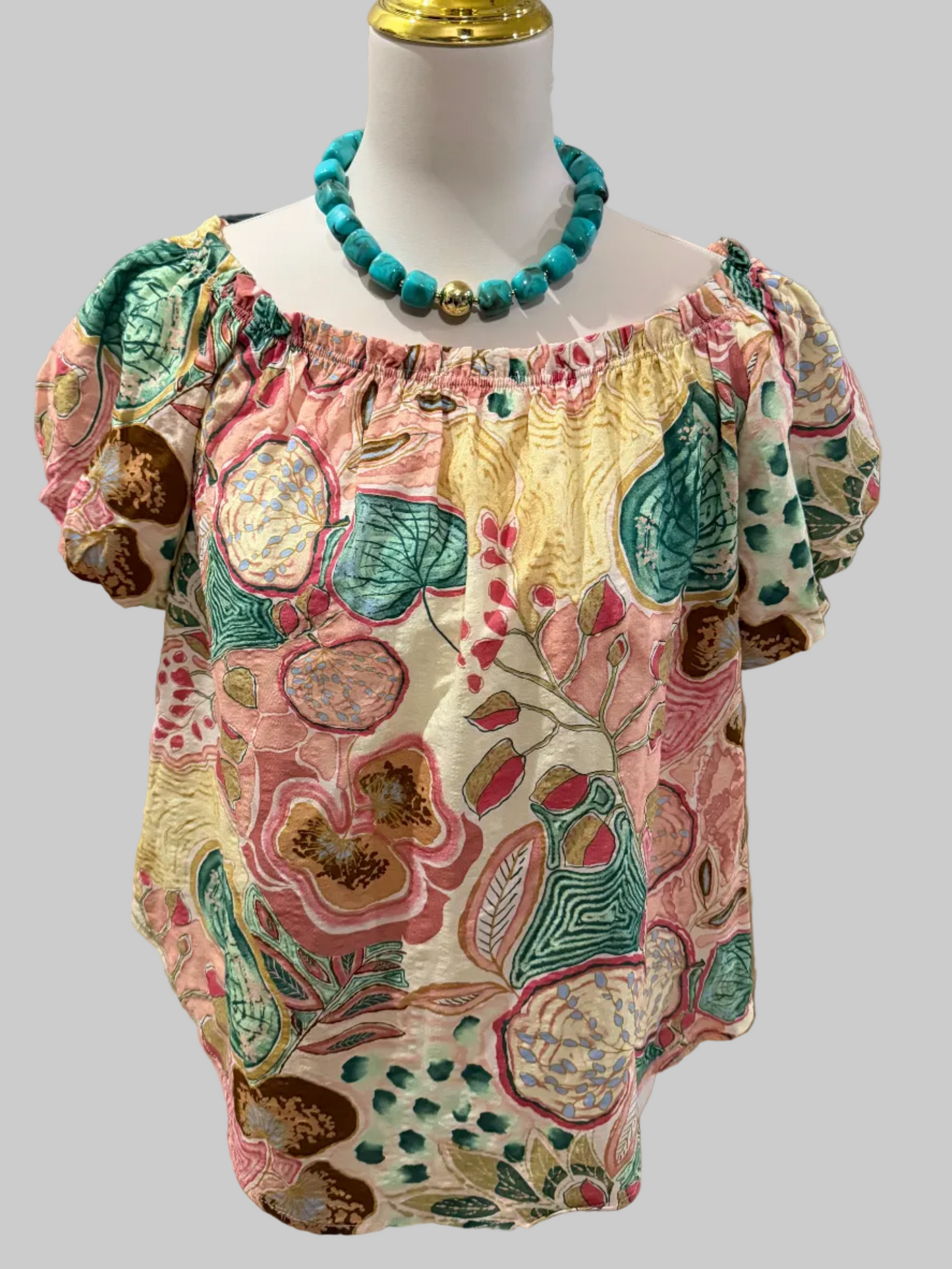 Floral multi colored blouse
