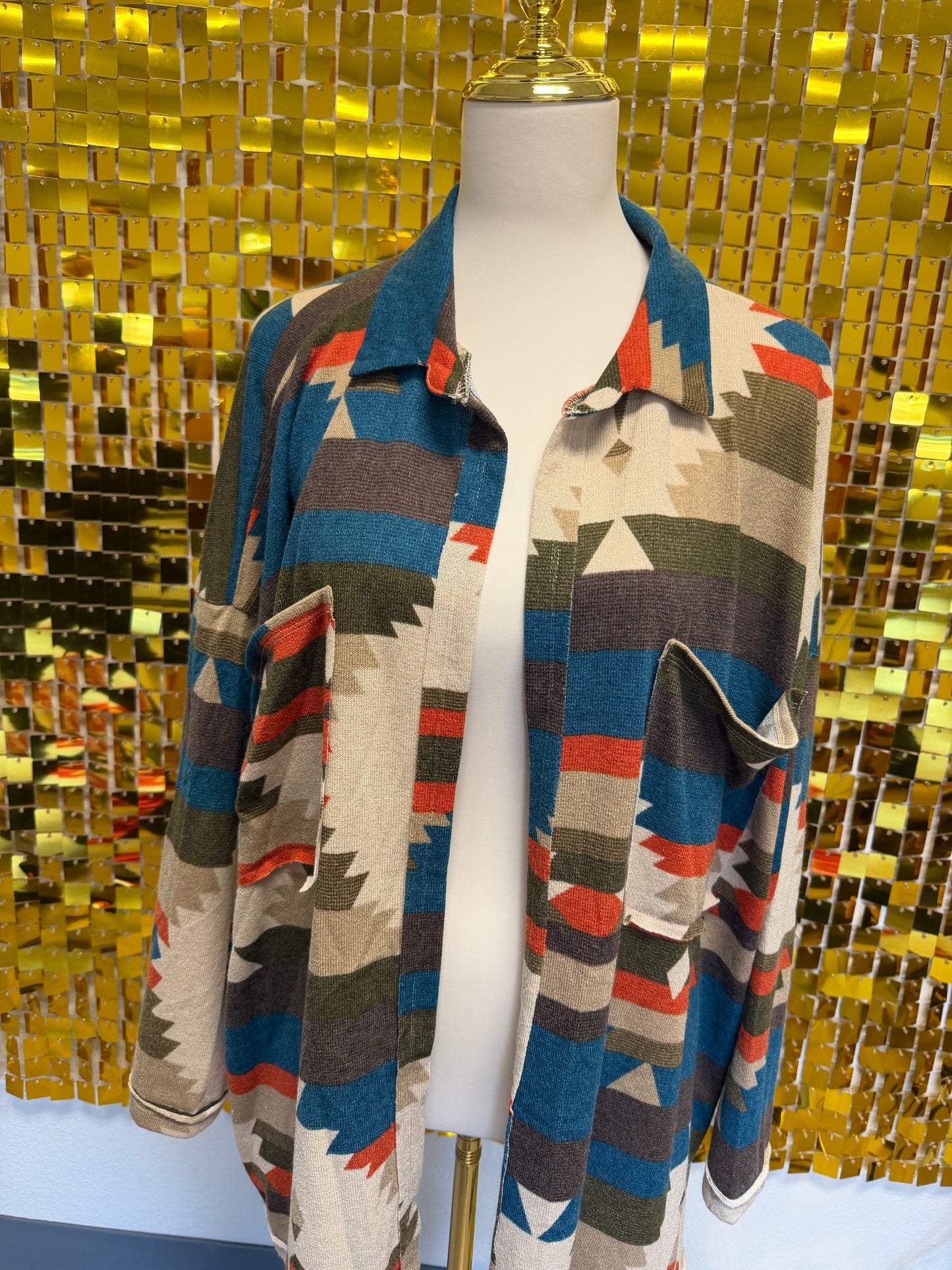 Western Aztec Cardigan