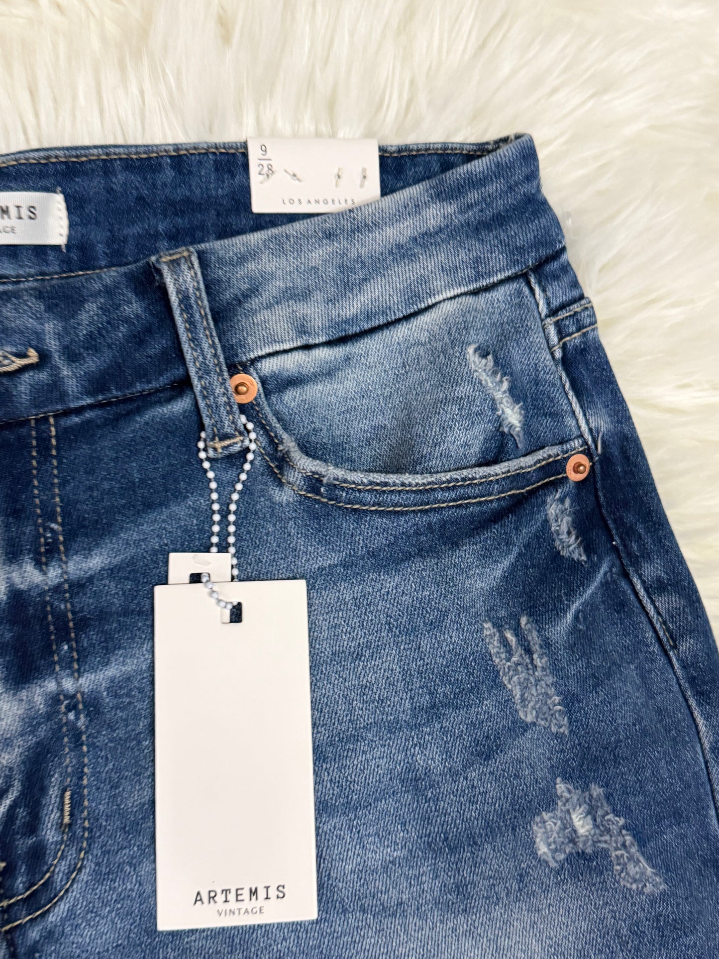 Artemis High Rise Crop Flare Jeans Size 9