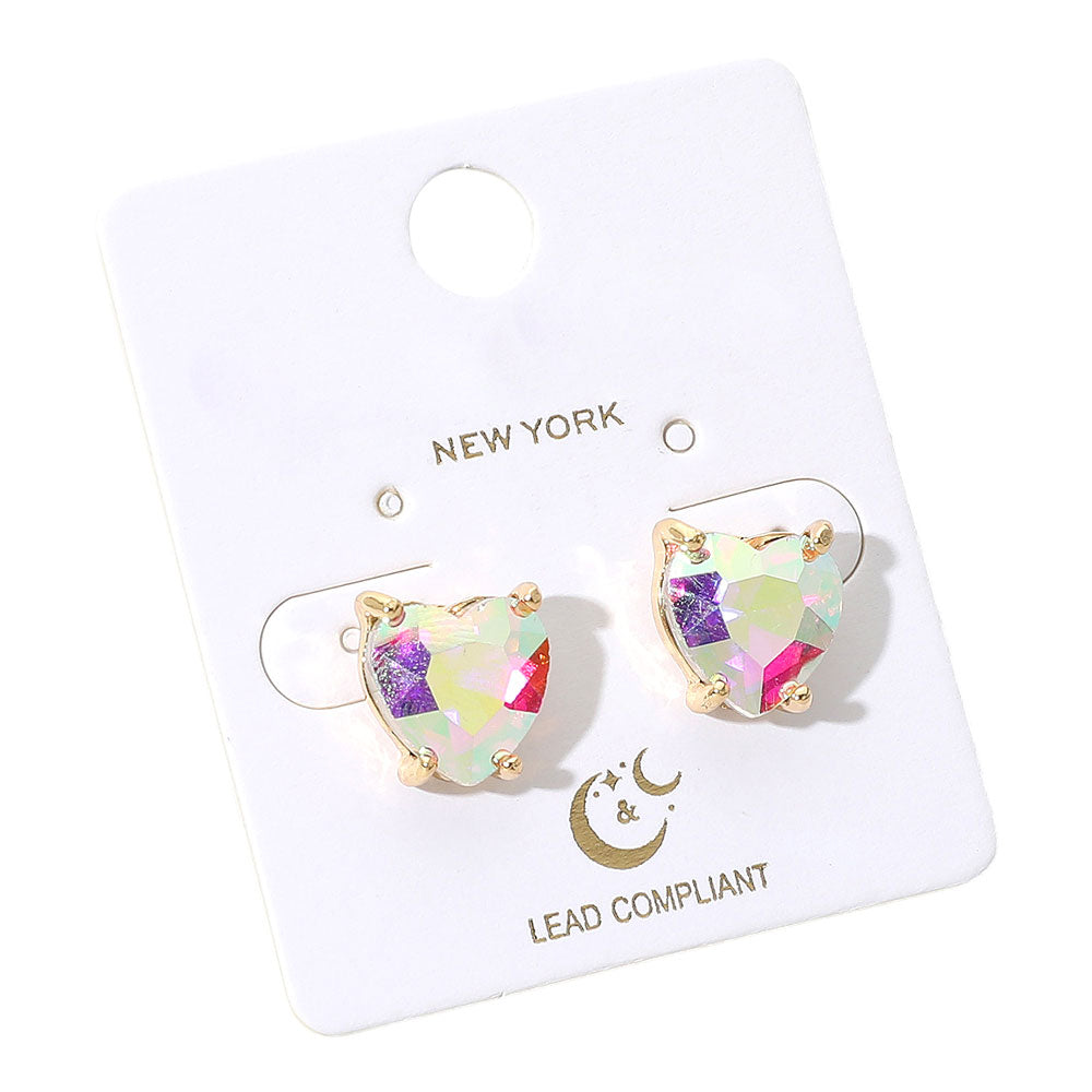 Small heart earrings