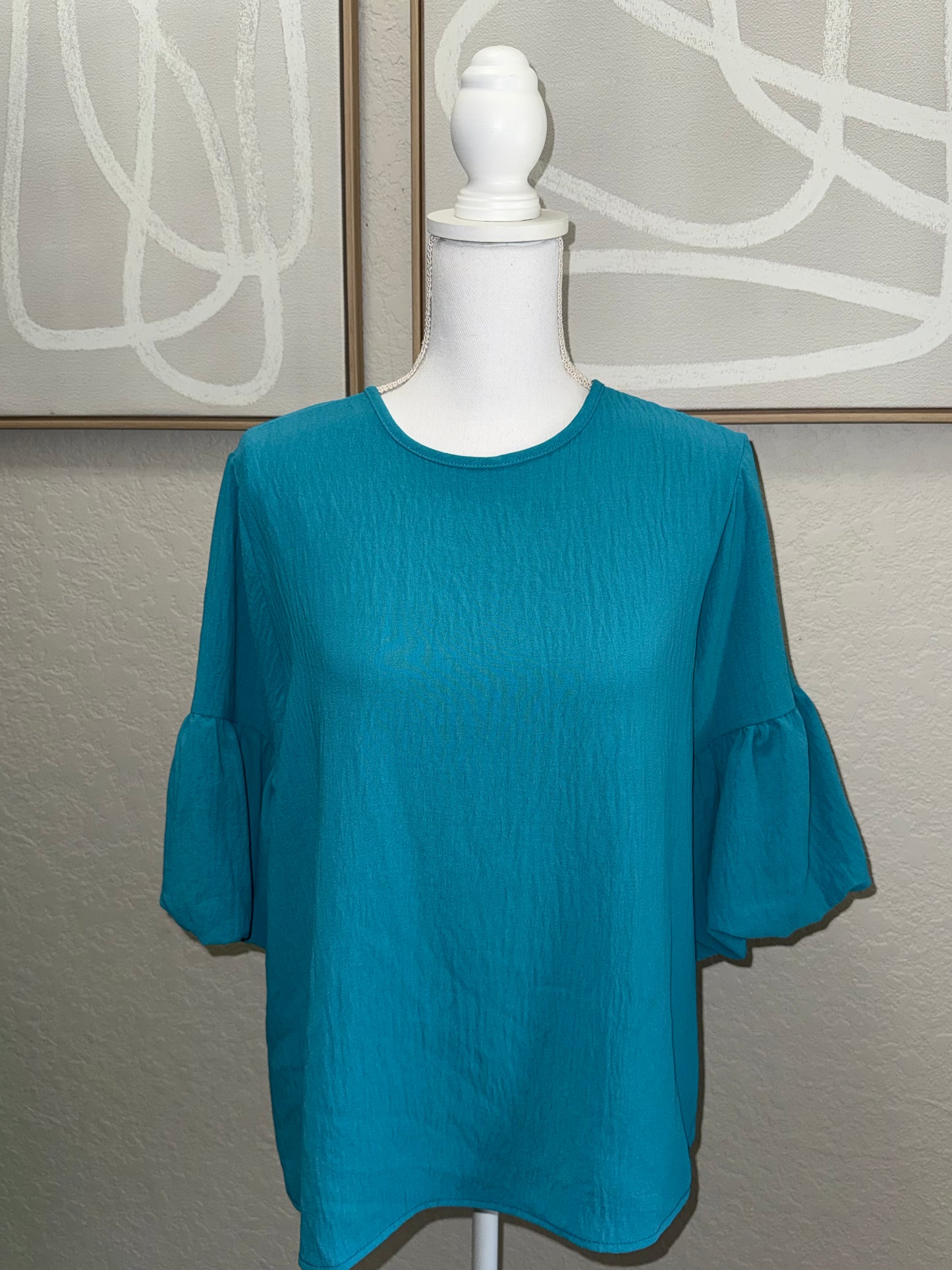 Turquoise Blouse