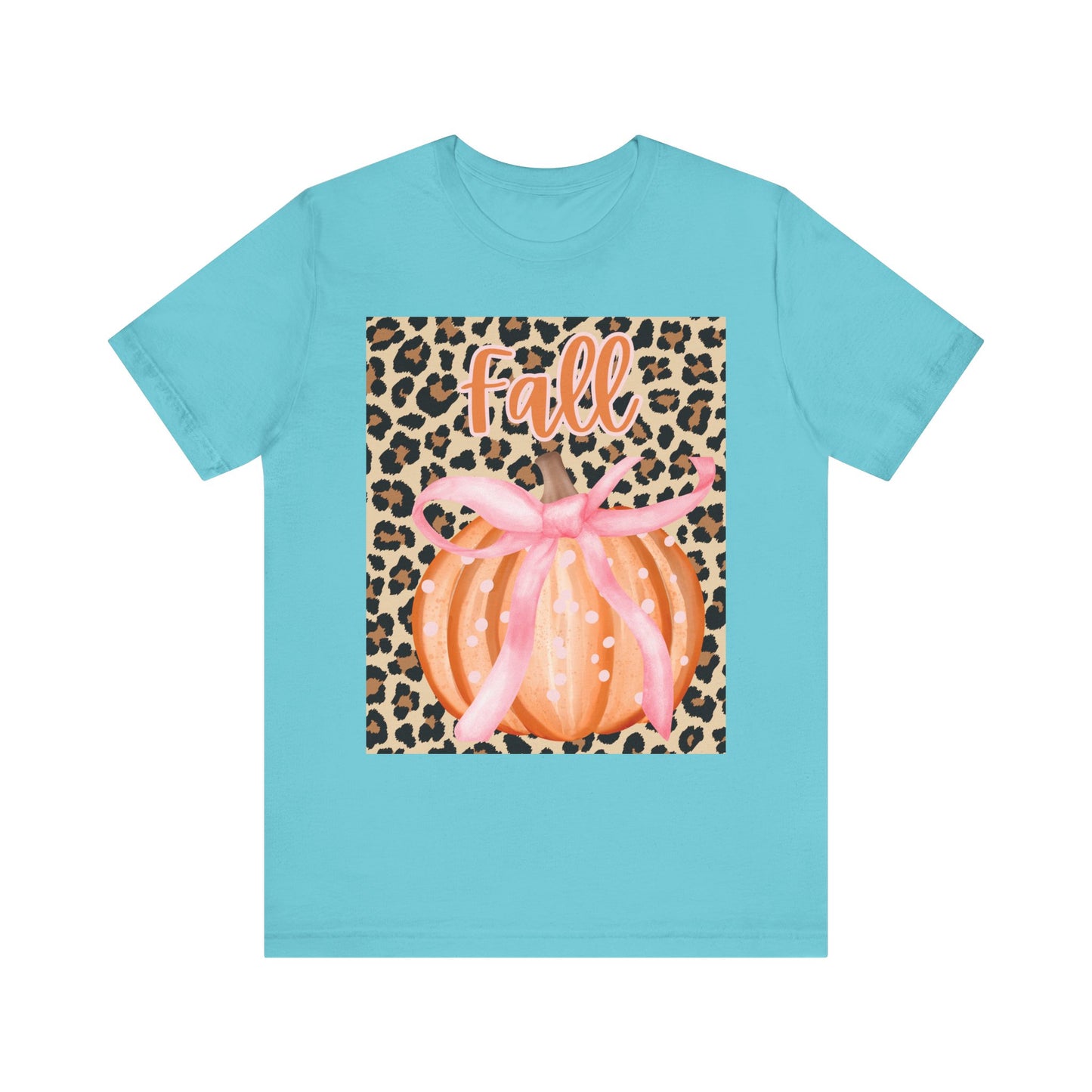 Fall-Themed Unisex Jersey Tee, Perfect for Autumn Celebrations, Casual Wear, Gift for Friends, Pumpkin Design, Trendy Fall Fashion