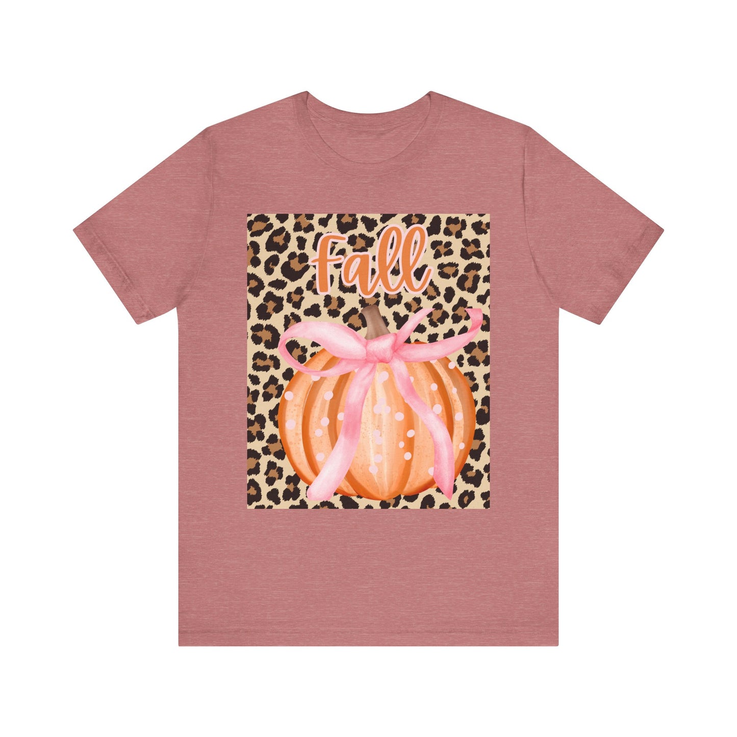 Fall-Themed Unisex Jersey Tee, Perfect for Autumn Celebrations, Casual Wear, Gift for Friends, Pumpkin Design, Trendy Fall Fashion