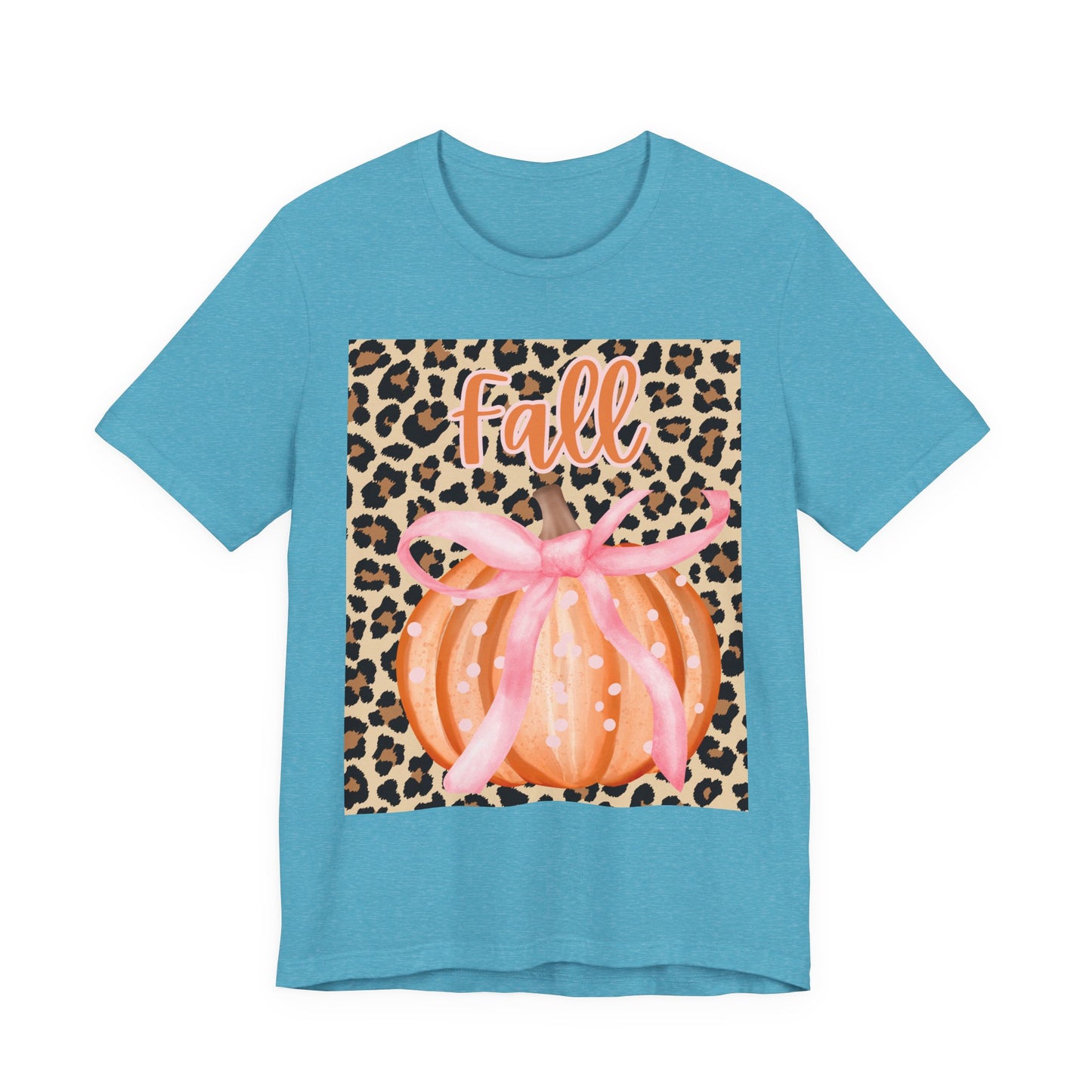 Fall-Themed Unisex Jersey Tee, Perfect for Autumn Celebrations, Casual Wear, Gift for Friends, Pumpkin Design, Trendy Fall Fashion