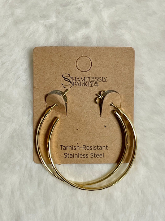 Gold Hoop Earrings