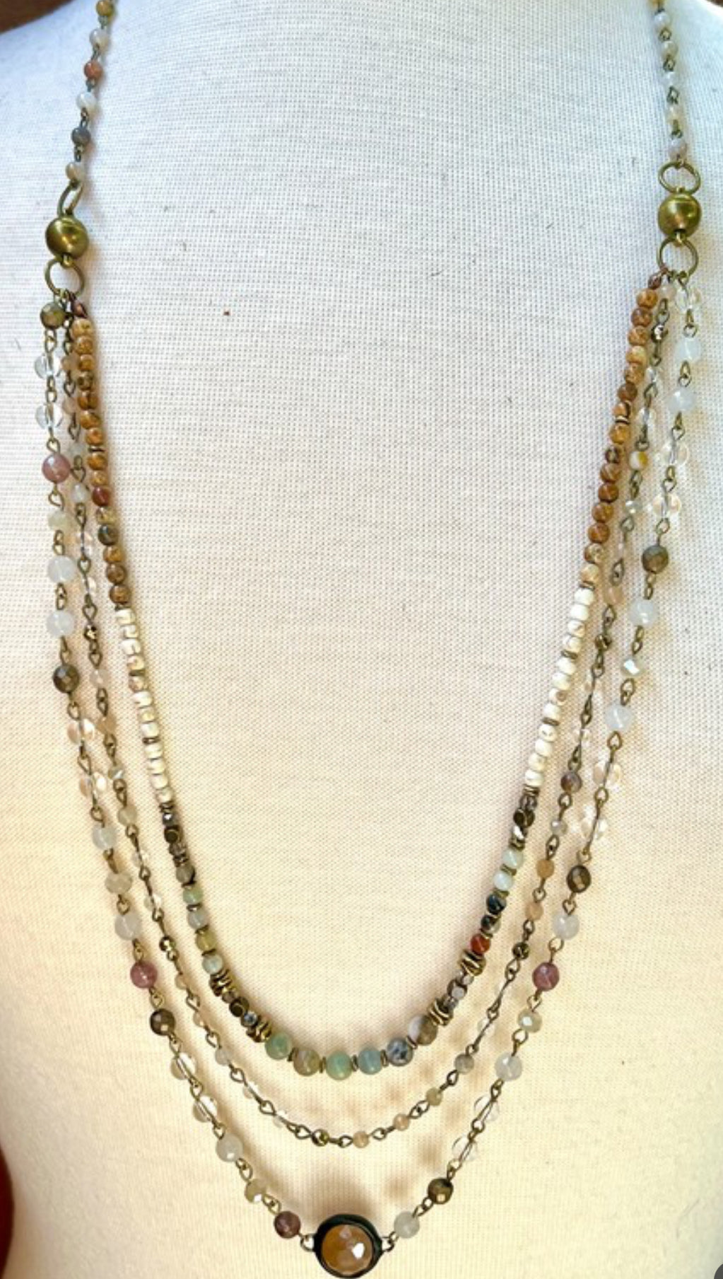 Multi strand necklace