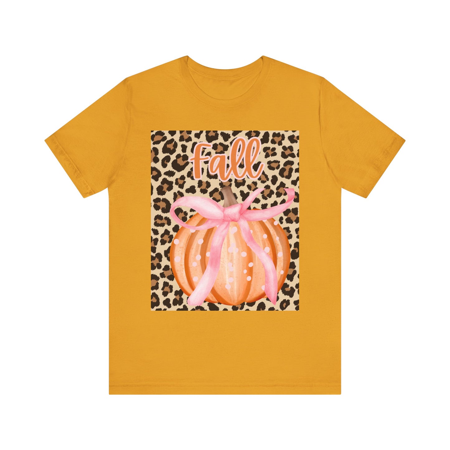 Fall-Themed Unisex Jersey Tee, Perfect for Autumn Celebrations, Casual Wear, Gift for Friends, Pumpkin Design, Trendy Fall Fashion
