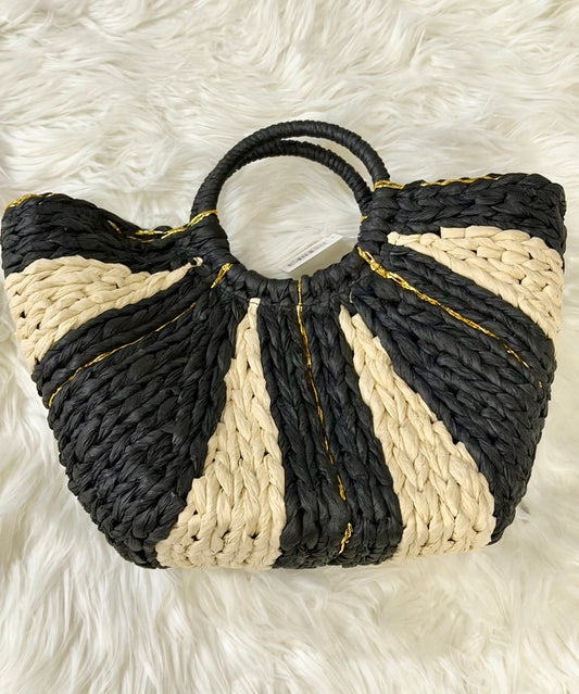 Black and Tan Handbag