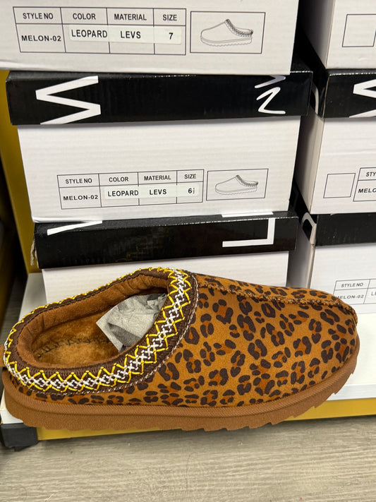 Leopard Slip on Shoes