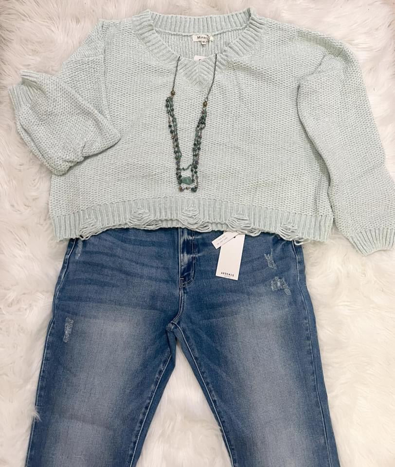 Light mint Super soft Sweater