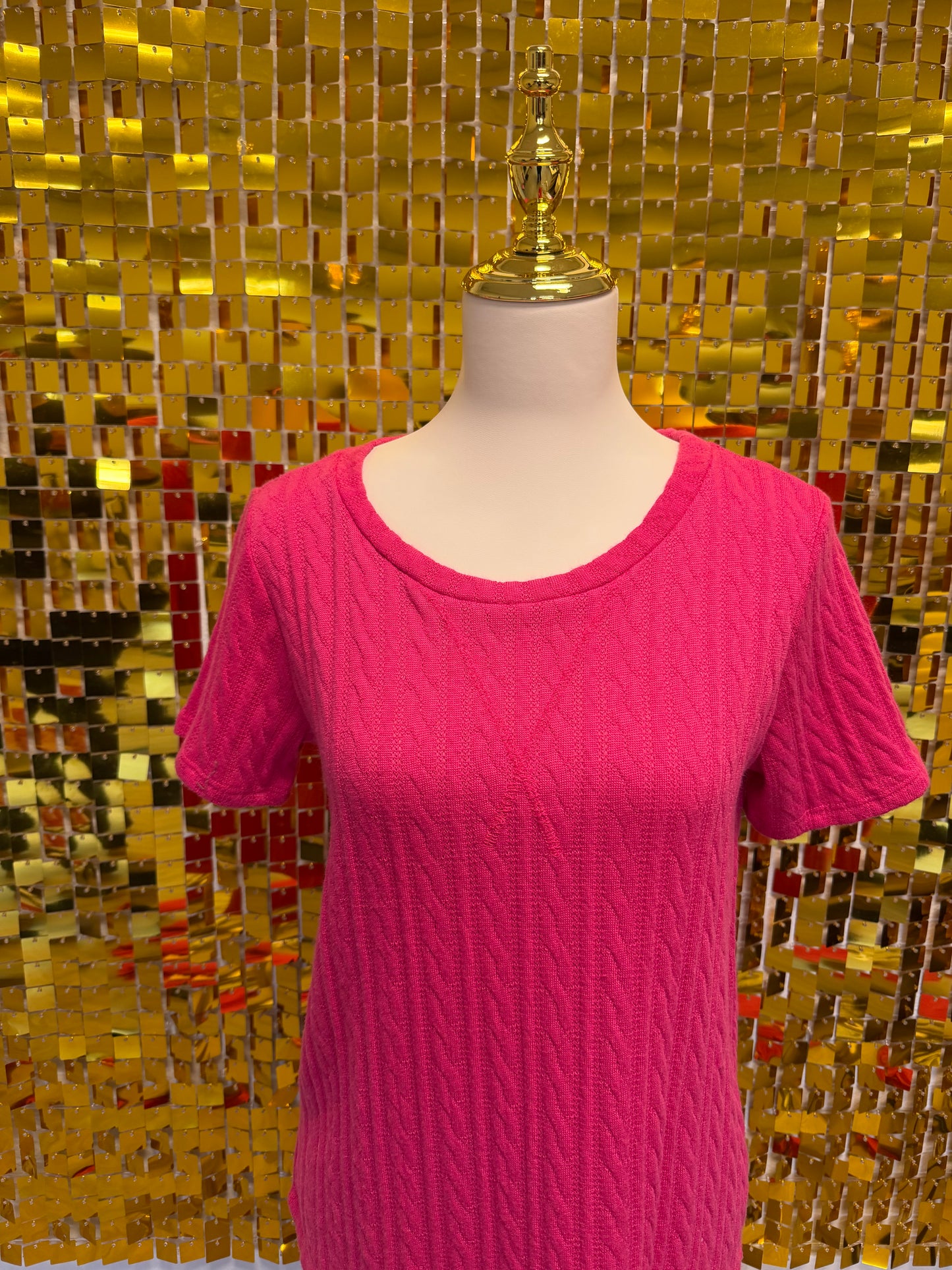 Hot pink top