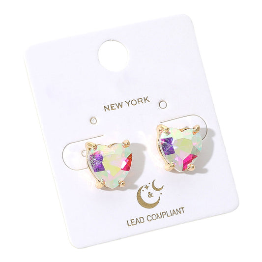 Small heart earrings